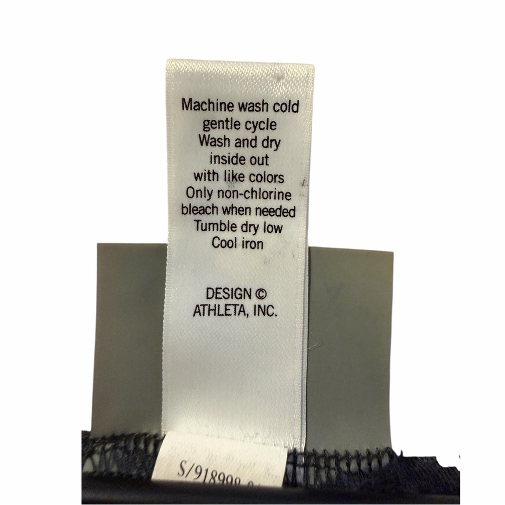 Athleta Reversible Black & Gray Draped Ruched Modal Stretch Dress XS Travel - Picture 10 of 10
